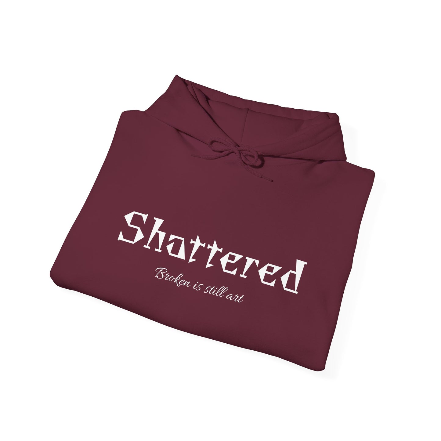 Shattered Hoodie (Maroon)