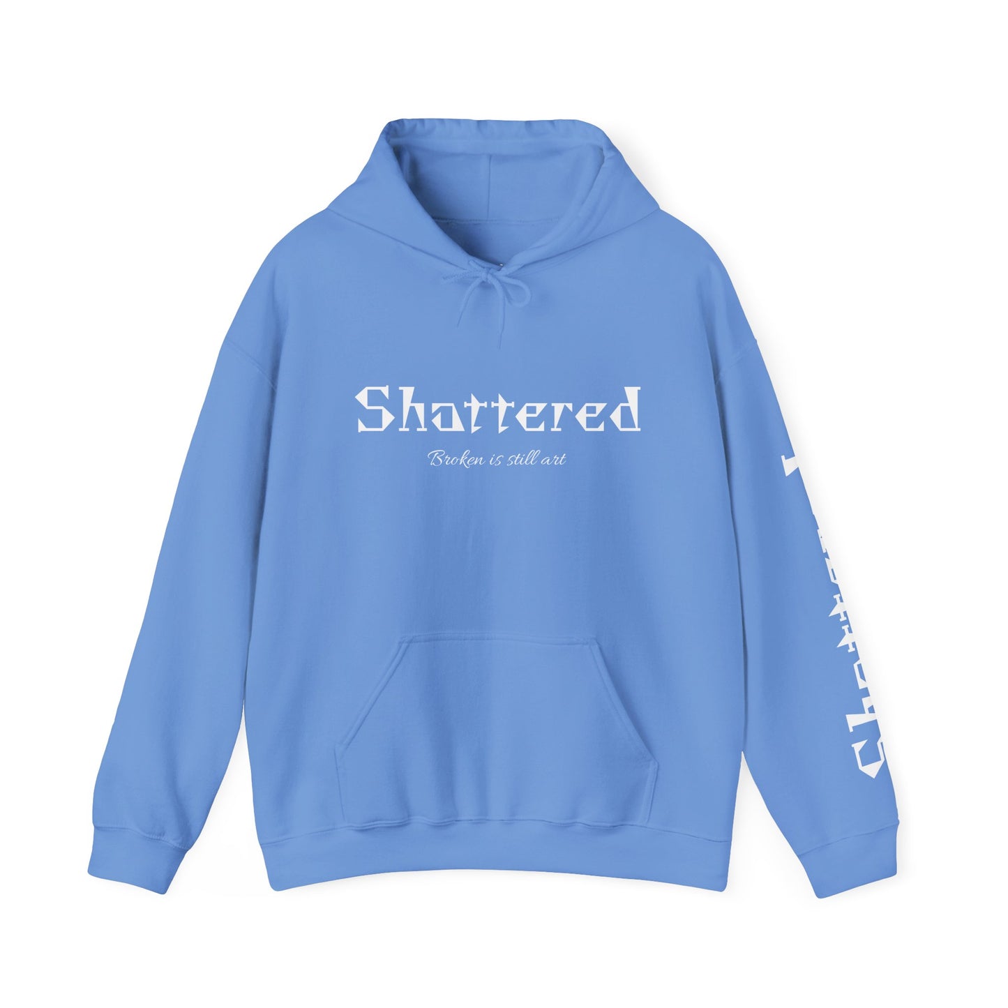 Shattered Hoodie (Carolina Blue)