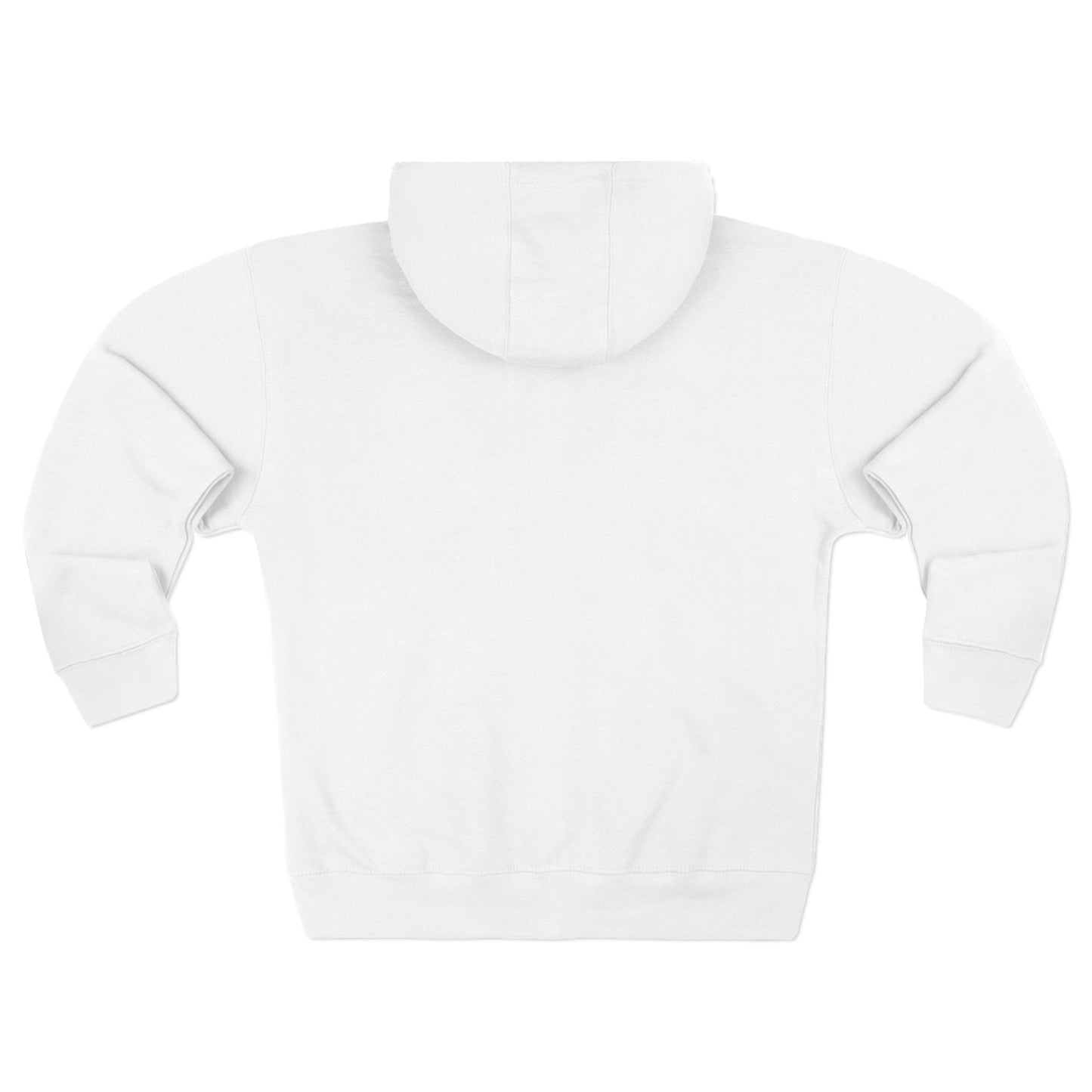 "Shattered"- Zip up Hoodie (White)