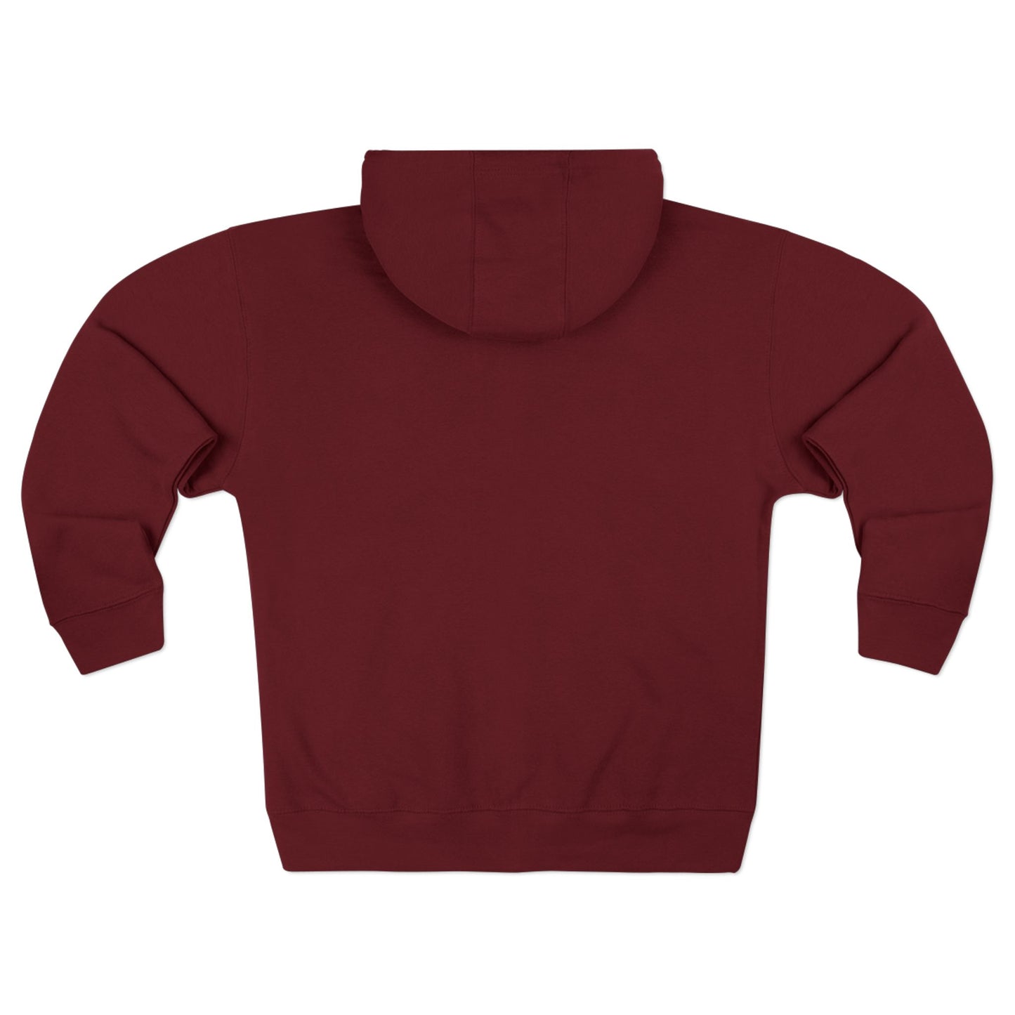 "Shattered"- Zip up Hoodie (Burgundy)