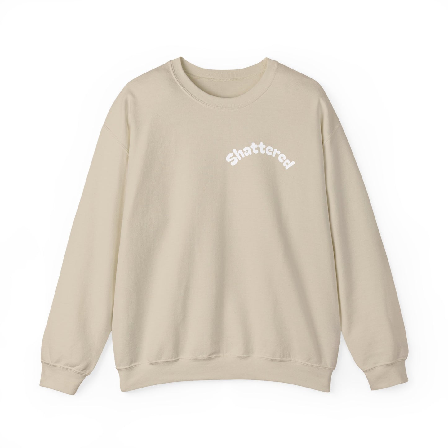 Shattered- Crewneck Sweatshirt (Sand)