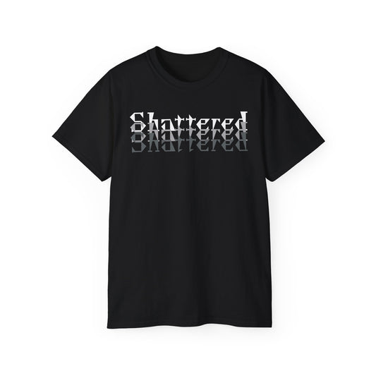 Shattered T-shirt Grayscale