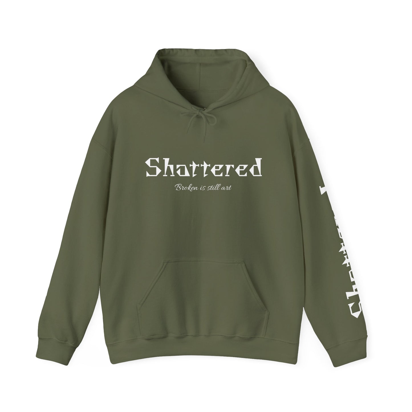 Shattered Hoodie (Military Green)