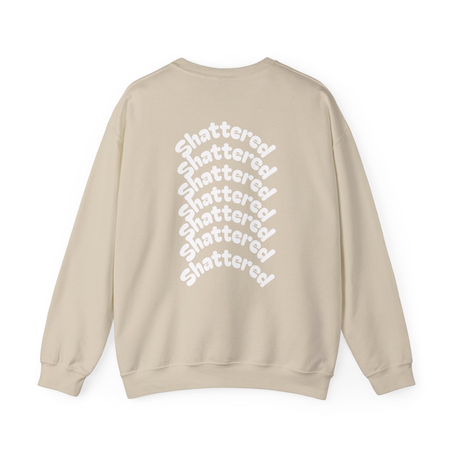 Shattered- Crewneck Sweatshirt (Sand)