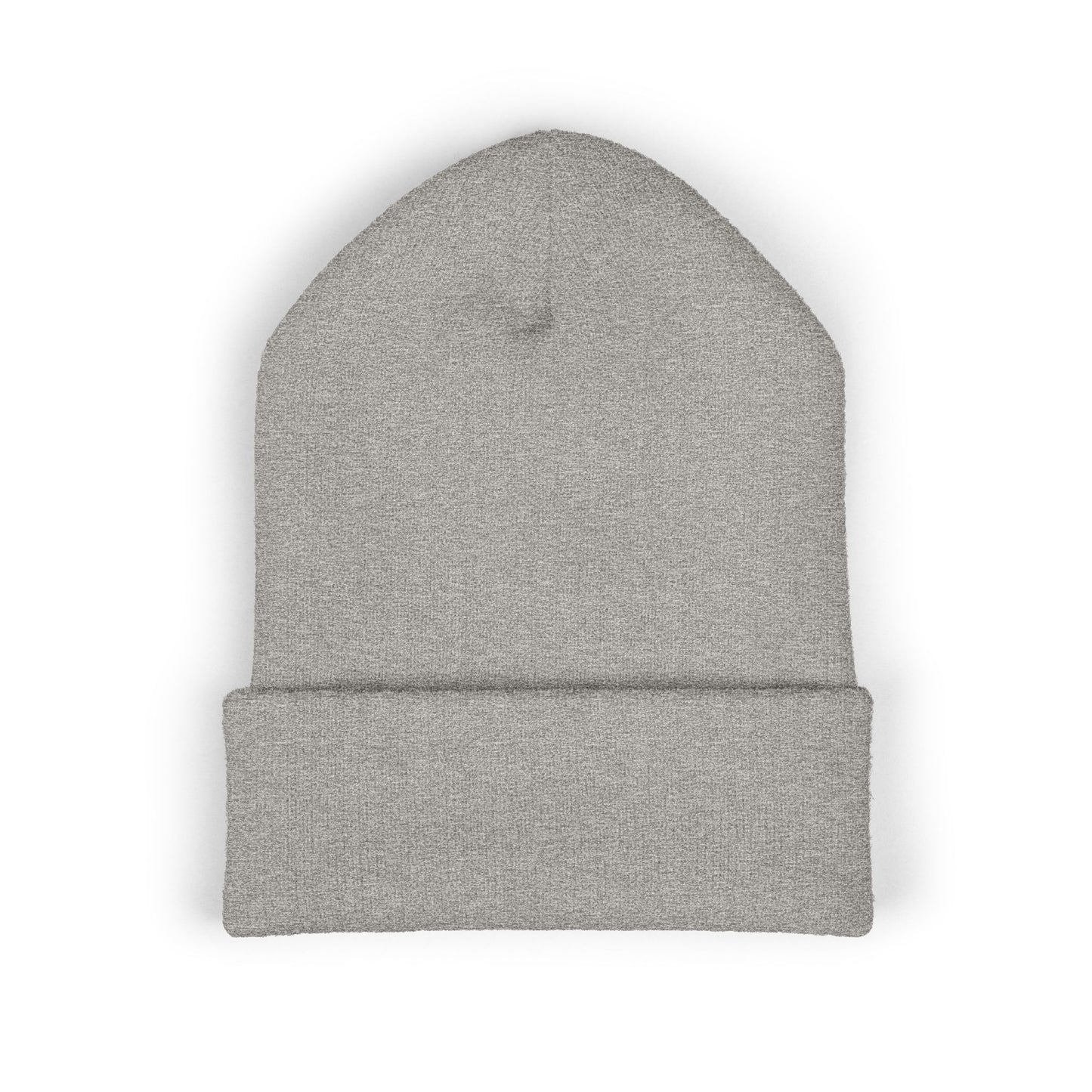 Embroidered Shattered Beanie (Heather Grey)