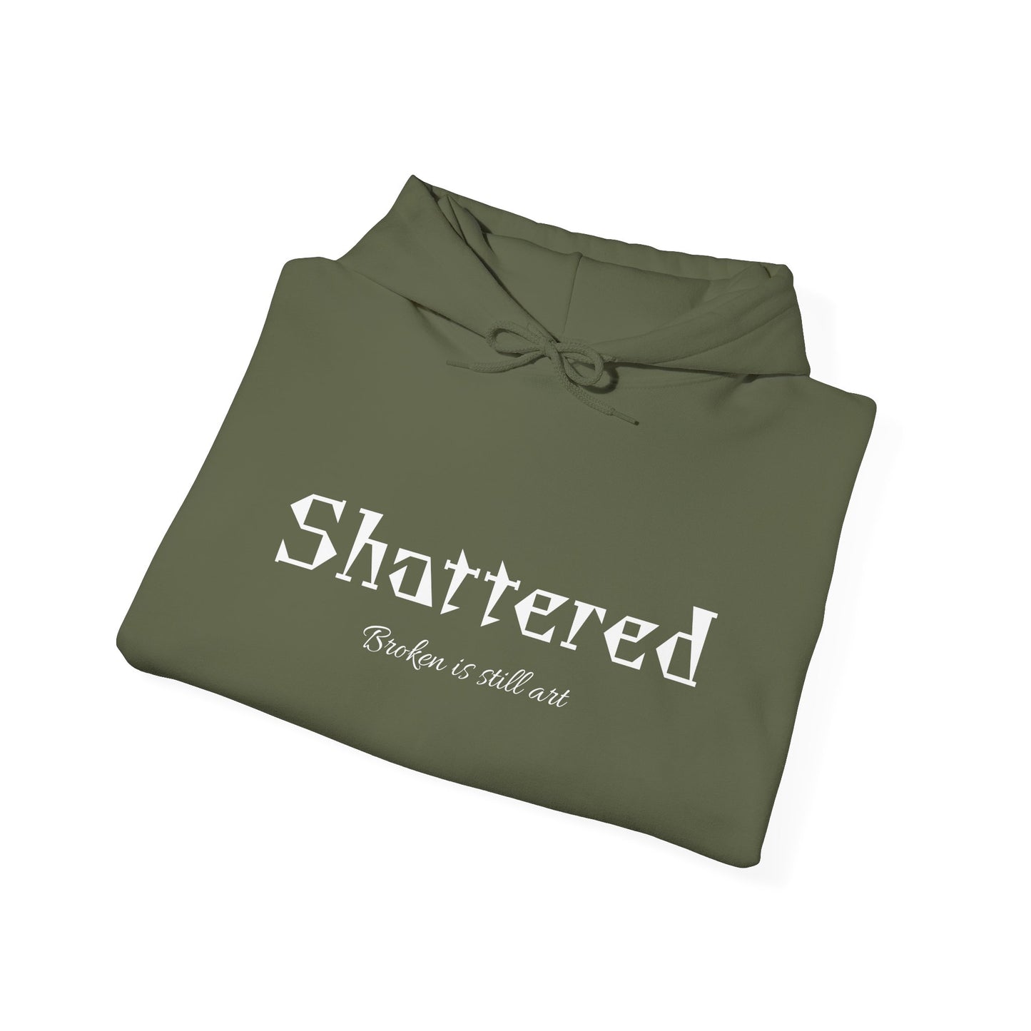 Shattered Hoodie (Military Green)