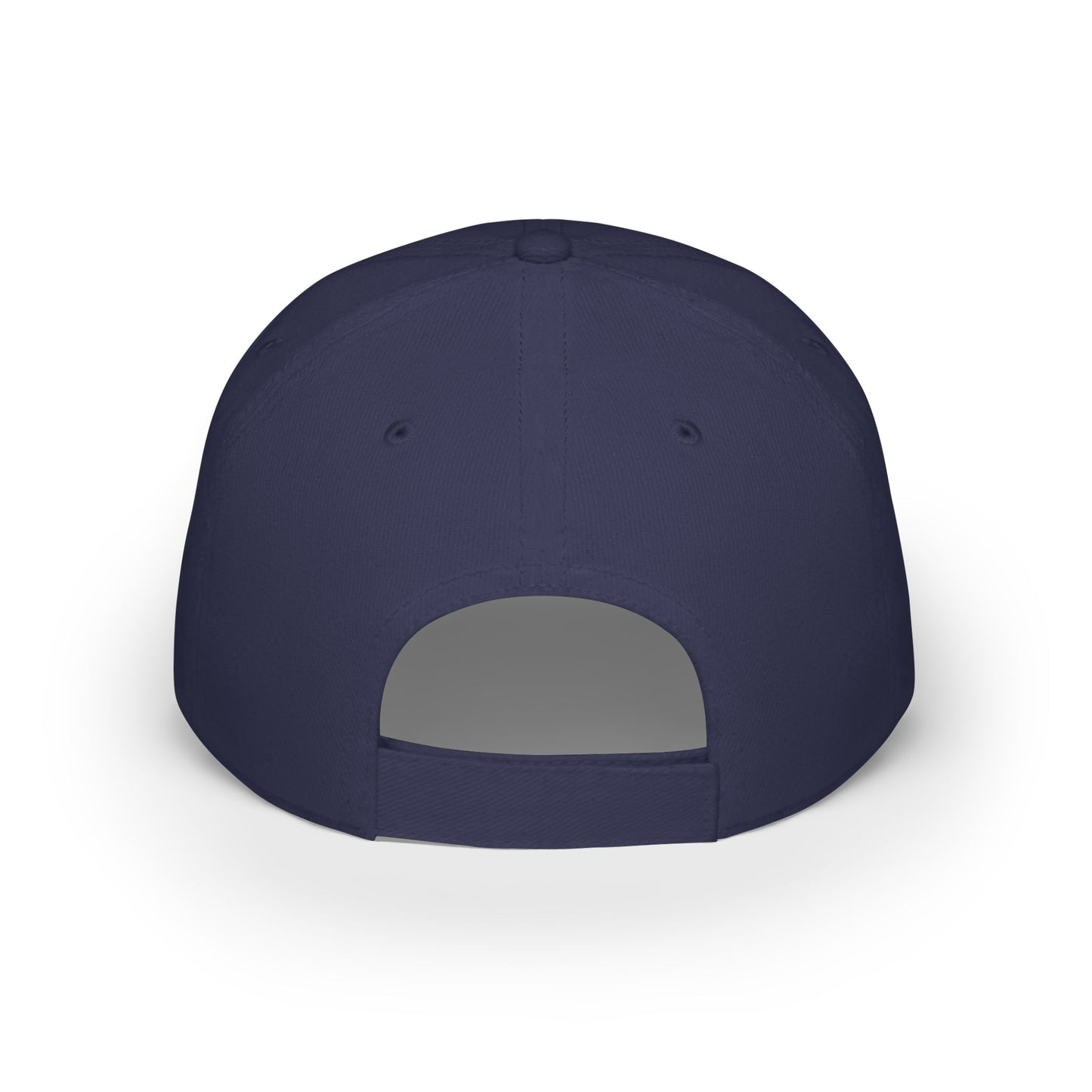 Shattered Low Profile Baseball Cap — "Broken Is Still Art" Gothic Logo