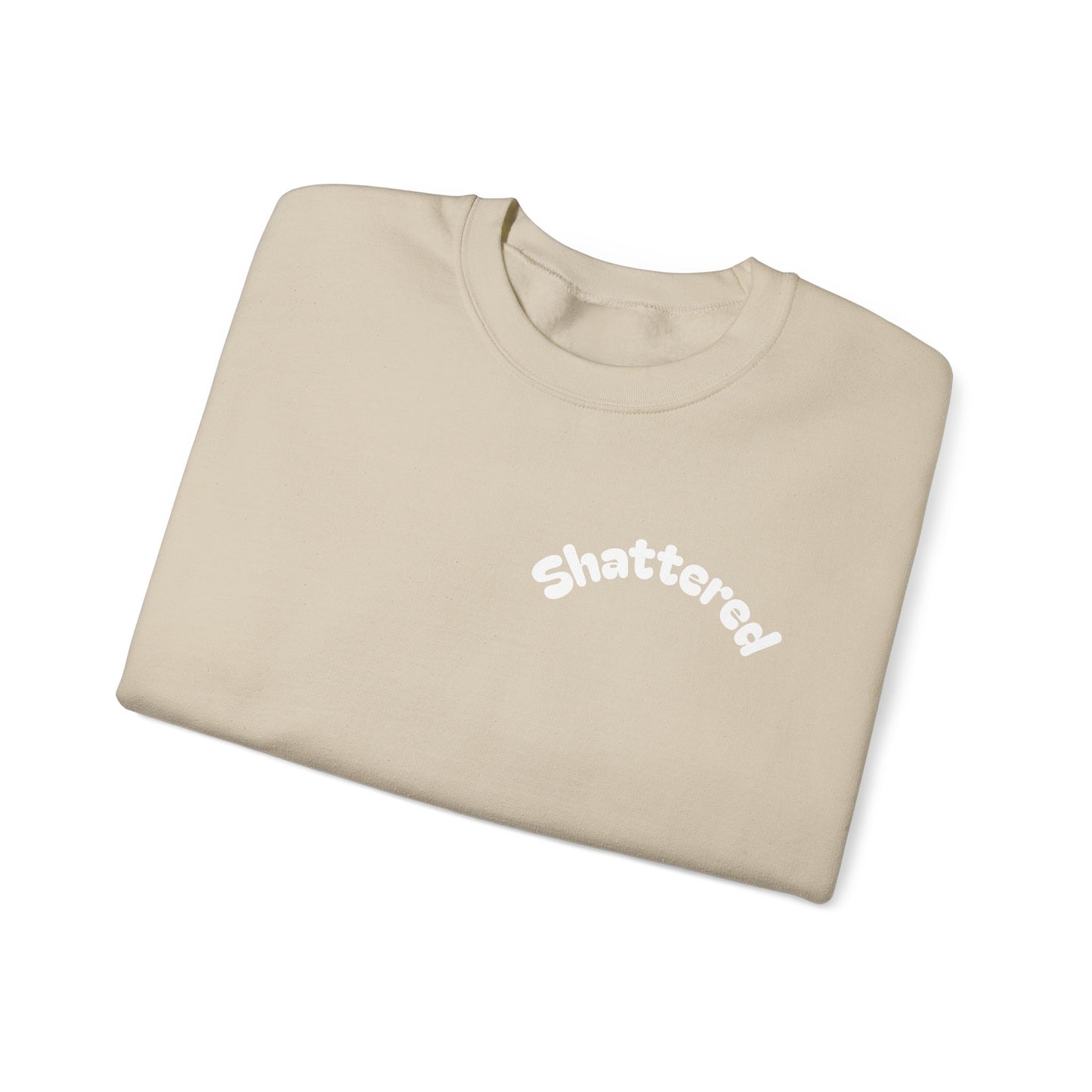 Shattered- Crewneck Sweatshirt (Sand)