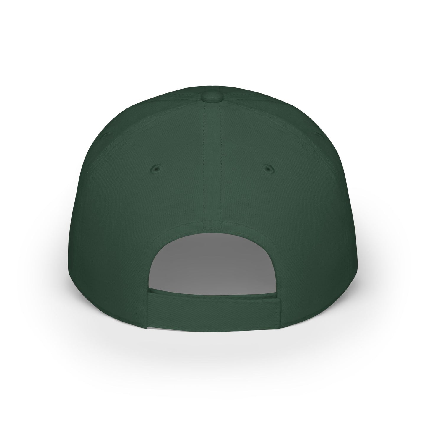 Shattered Low Profile Baseball Cap — "Broken Is Still Art" Gothic Logo